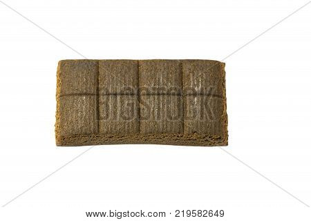 Bars of medical hematogen on a white background shot close-up