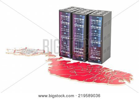 Internet connection in Malta concept. 3D rendering isolated on white background