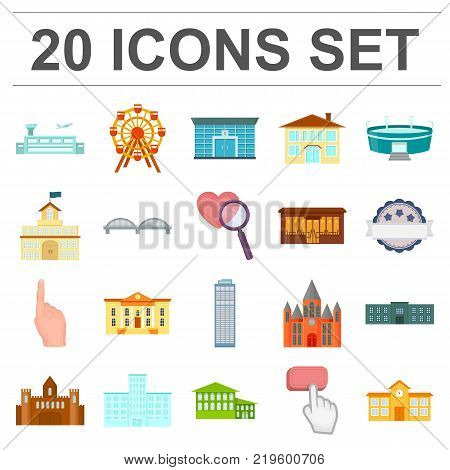 Building repair cartoon icons in set collection for design.Building material and tools vector symbol stock  illustration.
