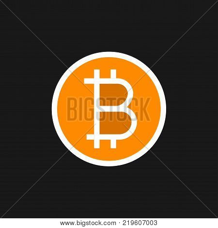 Bitcoin cash cryptocurrency icon on a gray background