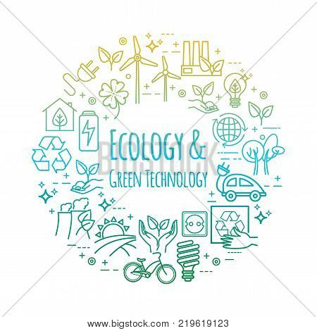 Eco lifestyle, zero waste concept, recycle and reuse. Vector concept for your design