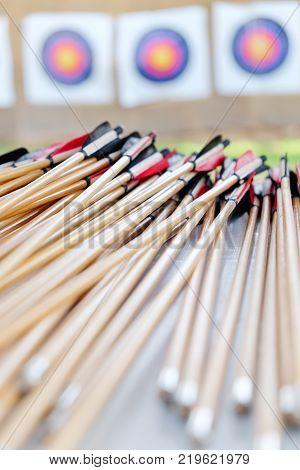 close up Image of Arrows Background texture