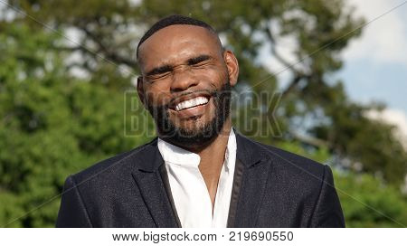 Adult Male Laughing