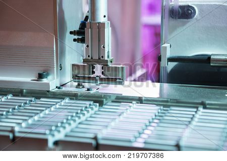 Robotic arm pick and place automation;process of picking parts up and placing them in new location