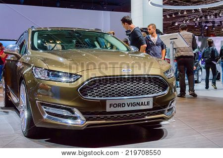 Ford Vignale at Paris Auto Motor Show. Paris, France - October 5, 2014
