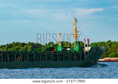 Green Cargo Ship