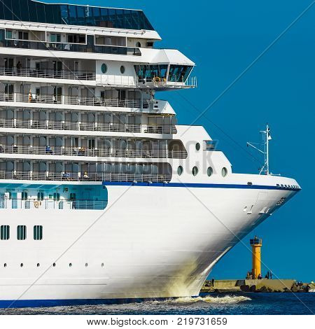 Luxury Cruise Liner In Travel