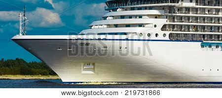 Luxury Cruise Liner In Travel