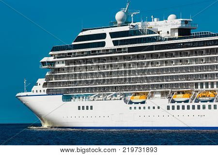 Luxury Cruise Liner In Travel