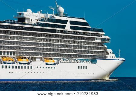 Luxury Cruise Liner In Travel