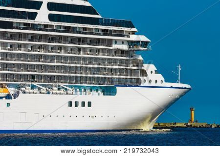 Luxury Cruise Liner In Travel