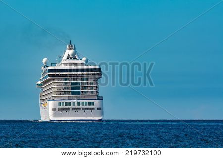 Luxury Cruise Liner In Travel