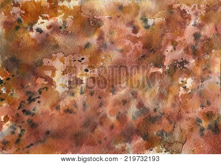 brown jasper, watercolor mineral texture, hand drawn gemstone background