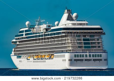 Luxury Cruise Liner In Travel