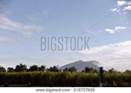 Manila, Philippines, December 12, 2017, Road From Manila To Baguio City View With Car