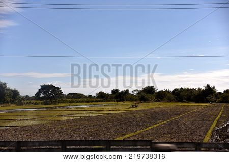 Manila, Philippines, December 12, 2017, Road From Manila To Baguio City View With Car