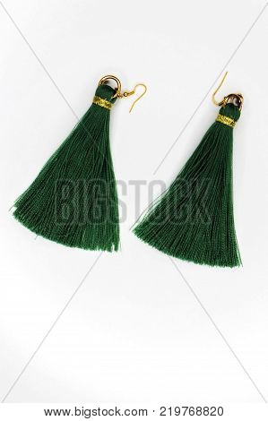Luxury Earrings In Black On White