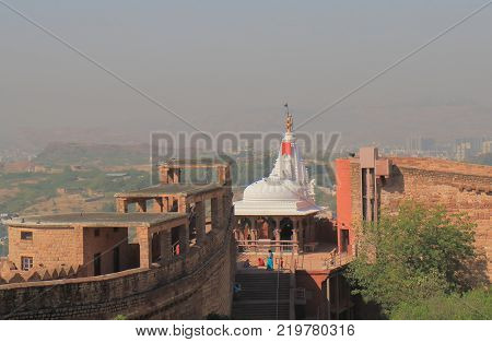 Maa Chamunda Temple Mehrangarh Fort Jodhpur India