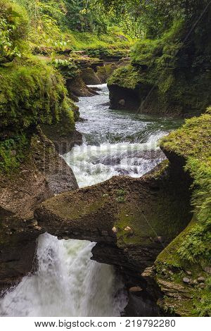 Davis Falls Is A Waterfall Located At Pokhara In Kaski District.