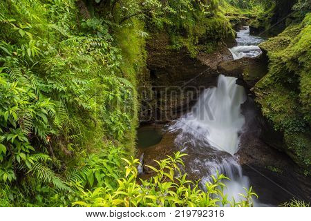 Davis Falls Is A Waterfall Located At Pokhara In Kaski District.