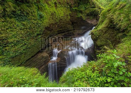 Davis Falls Is A Waterfall Located At Pokhara In Kaski District.