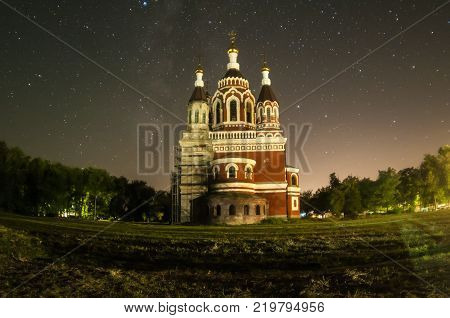 The churches of St. Paraskeva Pyatnitsa, Russia, Rostov region, village of Manychskaya
