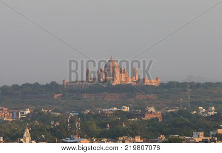 Umaid Bhawan Palace Historical Building Jodhpur India