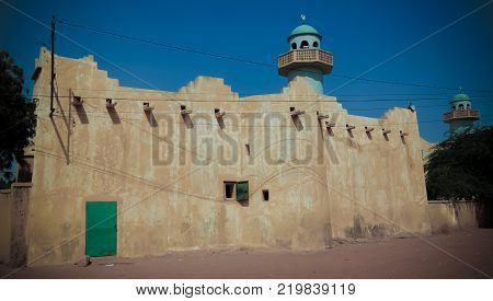 Exterior view to Grand mosque of Zinder in Niger