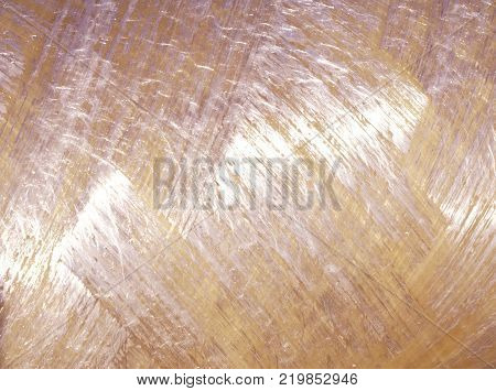 Material of glass wool insulation sheet Close-up