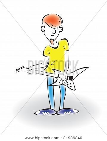ใน guitarist