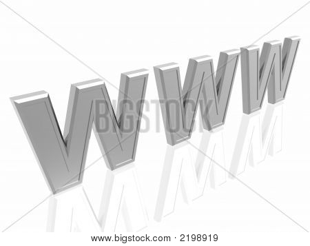 3D World Wide Web Internet simbolo