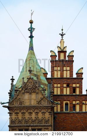 Old City Hall on Market Square in Wroclaw. Wroclaw, Lower Silesian Poland.