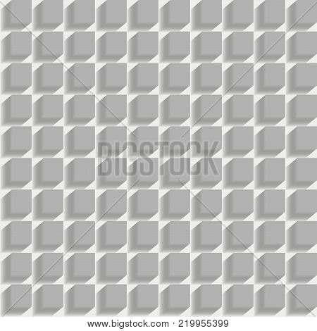 Gray and white seamless pattern. Vector illustration.