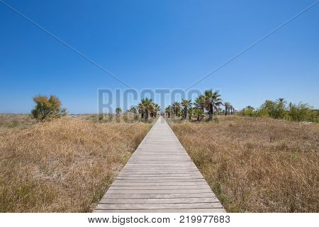 Greenway Or Walkway Between Benicassim And Oropesa