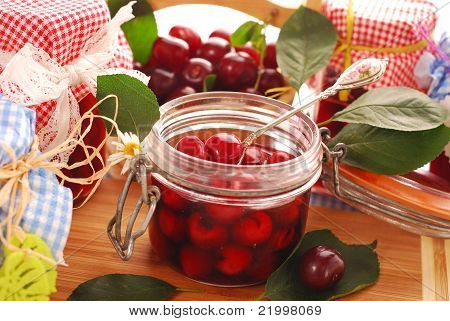 樱桃蜜饯 jars