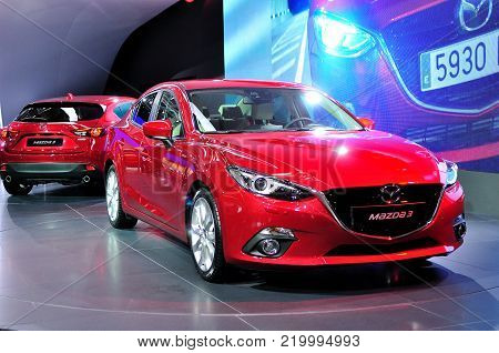 FRANKFURT - SEPTEMBER 21: car shown at the 65th Internationale Automobil Ausstellung (IAA) on September 21, 2013 in Frankfurt, Germany.