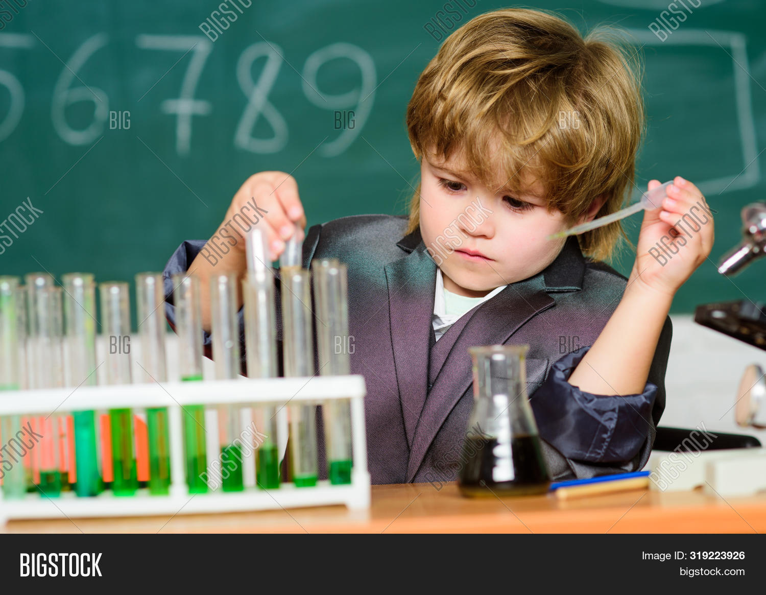 Boy Learning Lesson Little Boy Lesson. Image & Photo (Free Trial) | Bigstock