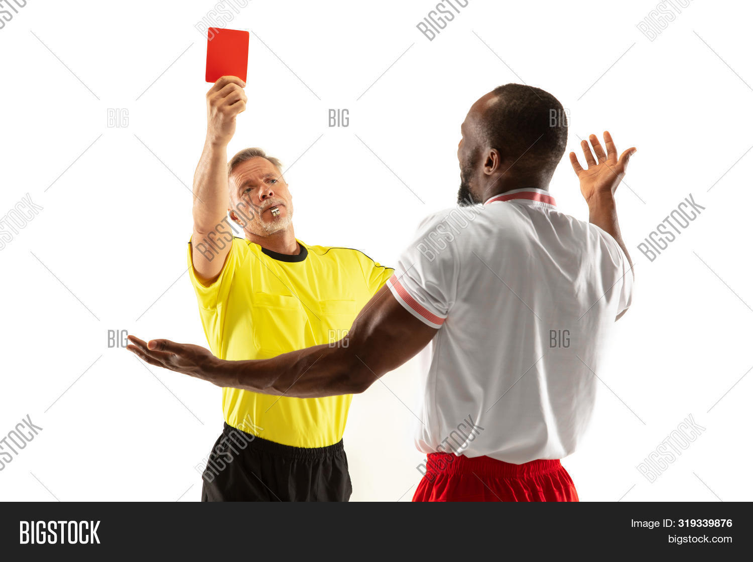 Referee Showing Red Image & Photo (Free Trial) Bigstock