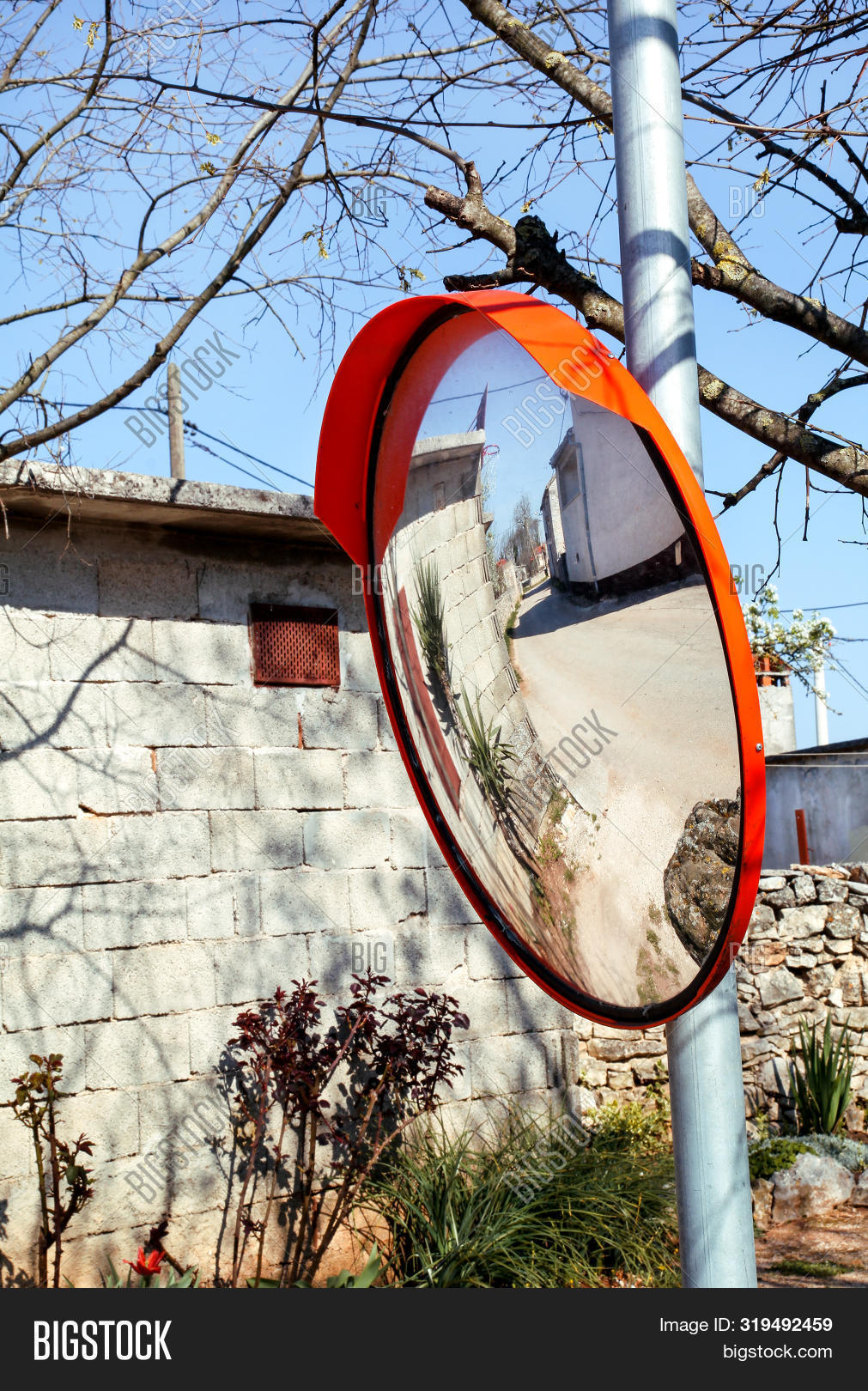 Outdoor Convex Mirrors Image & Photo (Free Trial) Bigstock