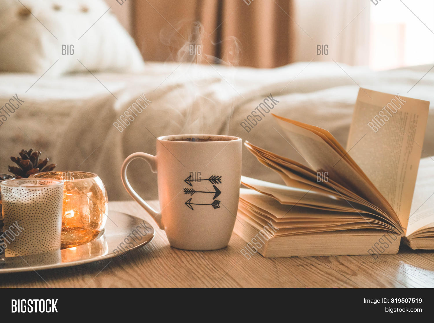 Book, Cup Coffee Many Image & Photo (Free Trial) Bigstock