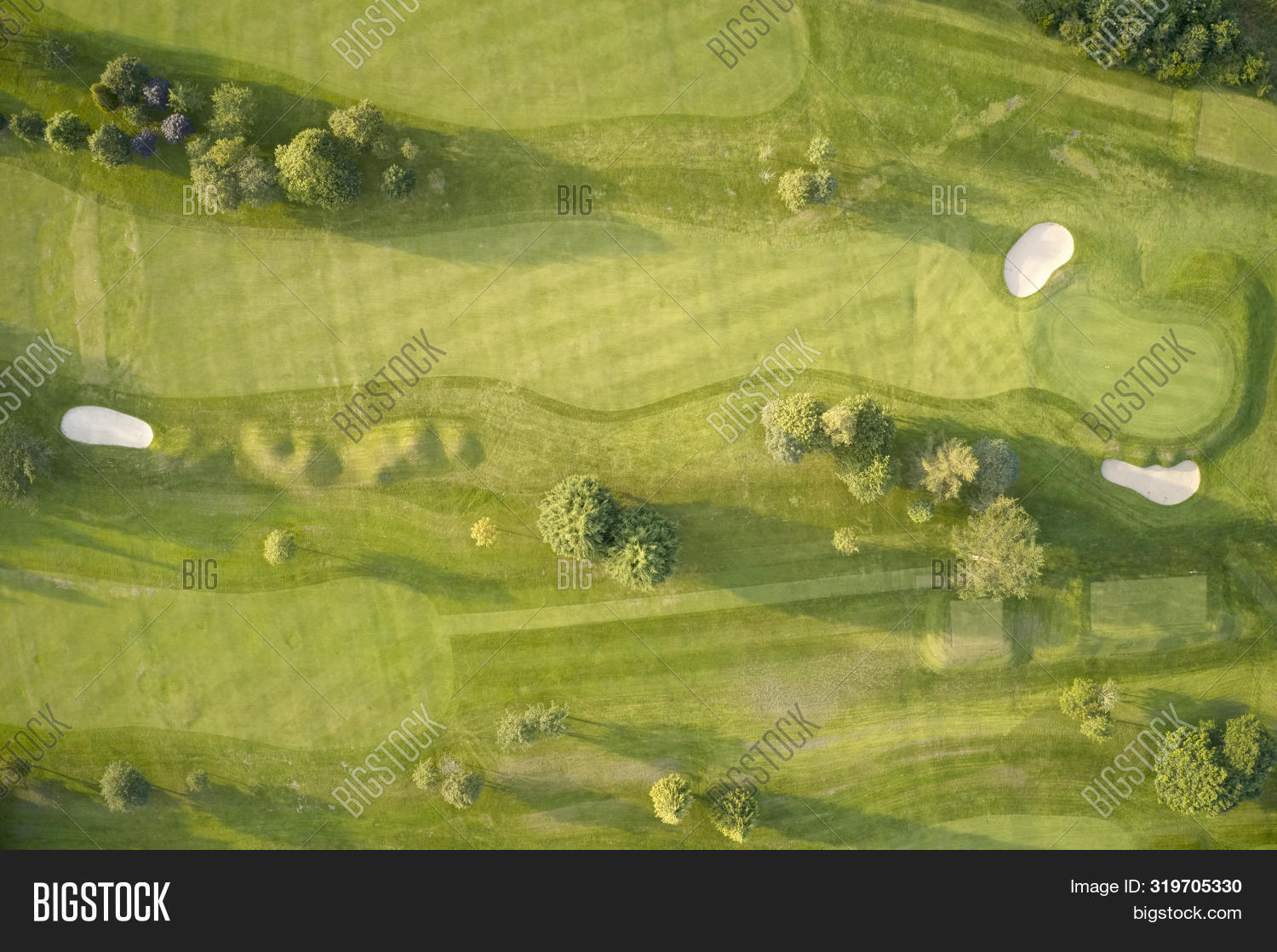 Aerial View Links Golf Image & Photo (Free Trial) | Bigstock
