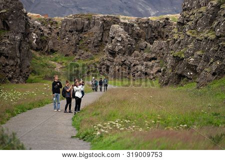 Thingvellir, Iceland- July 27: Thingvellir National Park In Iceland On September 09, 3015