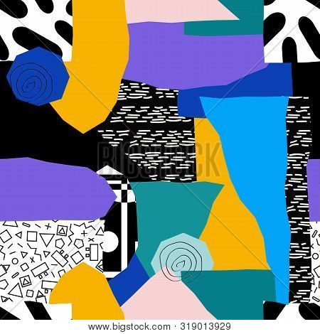 Avant-garde Modern Cover Design. . Seamless In The Style Of The Avant-garde Bright Vibrant Colors -v