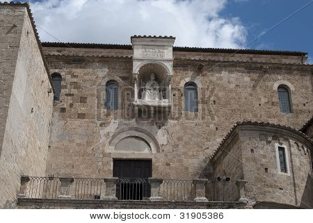 Detail der Kathedrale von anagni
