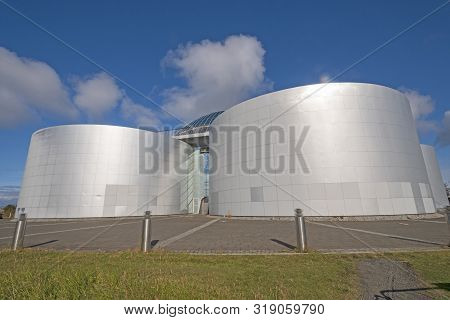Hot Water Storage Tanks In The Perlan Building In Reykjavik Iceland