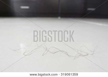 Pubic Hair Fall On Bedroom Floor