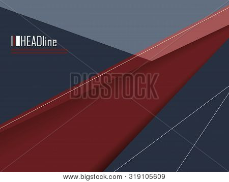 Vector Modern Cover Template. Abstract Bright Background For Poster, Brochure, Flyer Design. Layout 