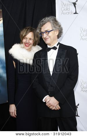 LOS ANGELES, CA - FEB 19: Wim Wenders na 2012 Writers Guild Awards v Hollywood Palladium na