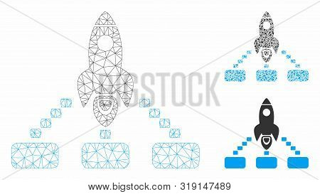 Mesh Space Rocket Vector & Photo (Free Trial) | Bigstock