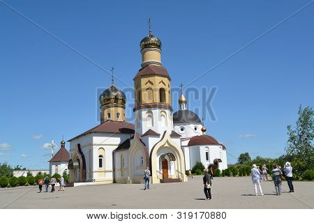 Kaliningrad Region, Russia - June 22, 2019: A View Of The Temple In Honor Of The Prelate Spyridon Of